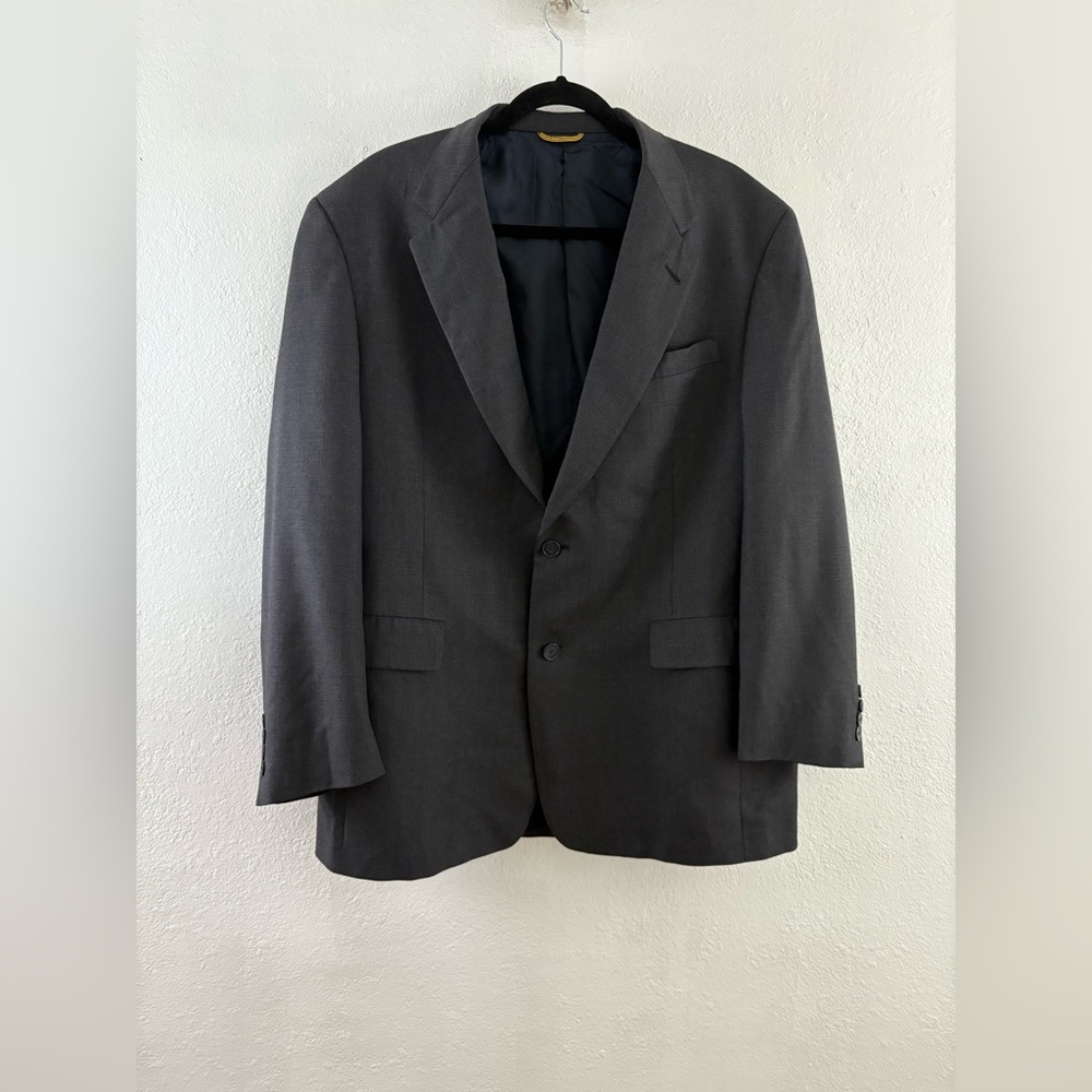 Hart Schaffner  & Marx Gold Trumpeter Nordstrom  gray two button blazer size 42R